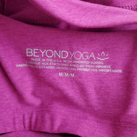 Beyond Yoga Purple Magenta Heather Spacedye Racerback Mini Refocus Dress - Picture 10 of 11